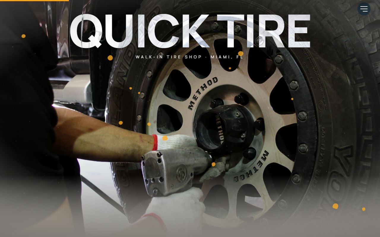 Quick Tire website